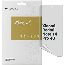 Гидрогелевая пленка ArmorStandart Anti-spy для Xiaomi Redmi Note 14 Pro 4G (ARM79669)