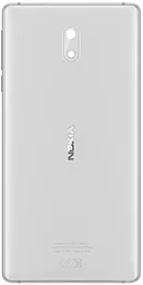 Задняя крышка корпуса Nokia 3 Dual Sim (TA-1032) Silver