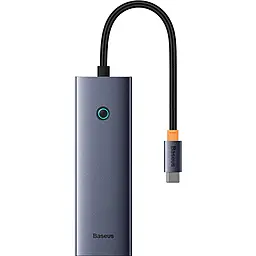 Мультипортовый USB Type-C хаб Baseus UltraJoy Series 4-in-1 space gray (B0005280A813-00)