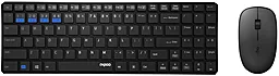 Комплект (клавіатура+мишка) Rapoo (9300M) Black - мініатюра 2