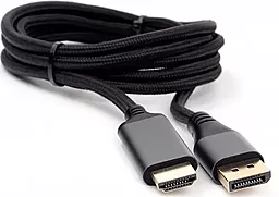 Видеокабель DisplayPort - HDMI 1.8м Black (CC-DP-HDMI-4K-6) Cablexpert - фото Видеокабель DisplayPort - HDMI 1.8м Black (CC-DP-HDMI-4K-6) Cablexpert