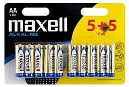 Батарейки Maxell AA / LR06 Alkaline 10шт. (M-790253.00.CN)