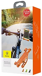 Автодержатель Baseus Miracle bicycle vehicle mounts Orange - миниатюра 3