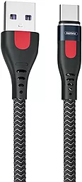 Кабель Remax Lesu Pro Aluminum Alloy RC-188a USB-A - Type-C 25w 5a 1м cable Black