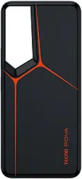 Задняя крышка корпуса Tecno Pova Neo 2 Black - фото Задняя крышка корпуса Tecno Pova Neo 2 Black