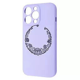 Чохол Wave Minimal Art Case with MagSafe для Apple iPhone 13 Pro Light Purple/Lotus