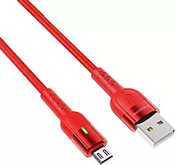 USB Кабель Borofone BU17 Starlight micro USB Cable Red