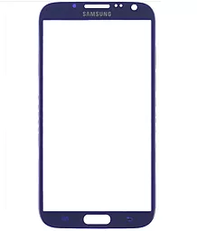 Корпусне скло дисплея Samsung Galaxy Note 2 N7100 (original) Blue