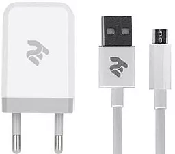 Сетевое зарядное устройство 2E 2.1a home charger + micro USB cable white (2E-WC1USB2.1A-CM) - фото Сетевое зарядное устройство 2E 2.1a home charger + micro USB cable white (2E-WC1USB2.1A-CM)