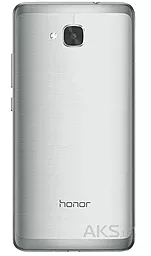 Задняя крышка корпуса Huawei Honor 5C (NEM-L51) / 7 Lite (NEM-L21) / GT3 (NMO L-31) со стеклом камеры Silver