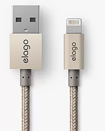 USB Кабель Elago Aluminum Lightning Cable Champagne Gold (ECA-ALGD-IPL)