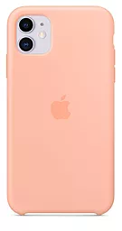 Чохол Apple Silicone Case PB for iPhone 11 Grapefruit