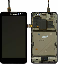 Дисплей Lenovo S8 Plus (S898T+) с тачскрином и рамкой, Black - фото Дисплей Lenovo S8 Plus (S898T+) с тачскрином и рамкой, Black