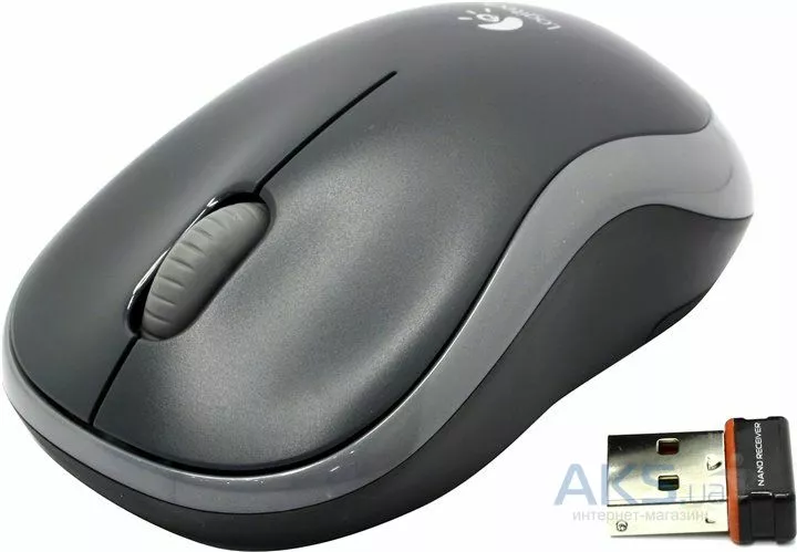 Компьютерная мышка Logitech Wireless M185 (910-002238) Bulk Grey - фото 2