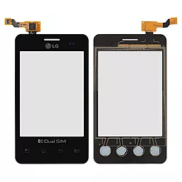 Сенсор (тачскрин) LG Optimus L3 Dual E405 Black - фото Сенсор (тачскрин) LG Optimus L3 Dual E405 Black