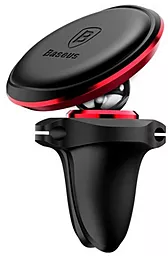 Автотримач магнітний Baseus Small Ears Series Magnetic Car Air Vent Mount with Cable Clip Red (SUGX-A09)