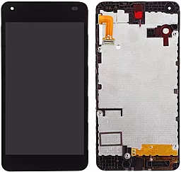 Дисплей Microsoft Lumia 535 (RM-1089, RM-1090, RM-1092) (CT2S1607FPC-A1-E RM-1090) с тачскрином и рамкой, оригинал, Black