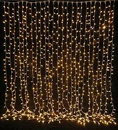 Гирлянда Xmas водопад 480-WW 3*3 метра Теплый белый - фото Гирлянда Xmas водопад 480-WW 3*3 метра Теплый белый