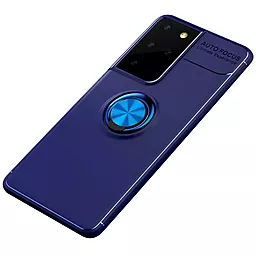 Чехол Deen ColorRing Samsung G998 Galaxy S21 Ultra Blue