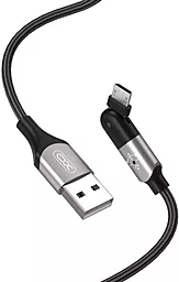 Кабель XO NB176 USB-A - micro USB 12w 2.4a 1м cable Black