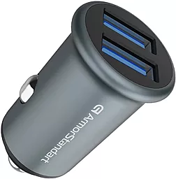 Автомобильное зарядное устройство ArmorStandart 36W QC3.0 2xUSB-A Grey (ARM65438) - фото Автомобильное зарядное устройство ArmorStandart 36W QC3.0 2xUSB-A Grey (ARM65438)