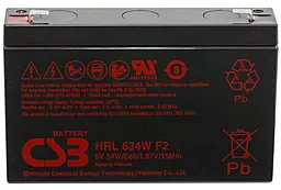 Акумуляторна батарея CSB 6V 9Ah (HRL634WF2)