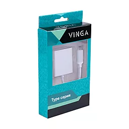Видео переходник (адаптер) Vinga Type-C Male to DVI 24+5 F 0.15m (USBCMDVI-01) - миниатюра 4