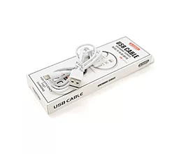 Кабель USB iKaku Suchang Lightning Cable 2.4 White (KSC-060/18951)