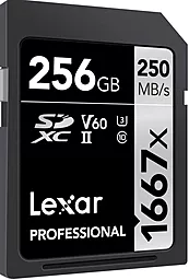 Карта памяти Lexar Professional 256GB (LSD256CB1667) - миниатюра 2
