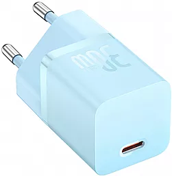 Мережевий зарядний пристрій Baseus 30W GaN5 Fast Charger USB-C Blue (CCGN070603) - мініатюра 2