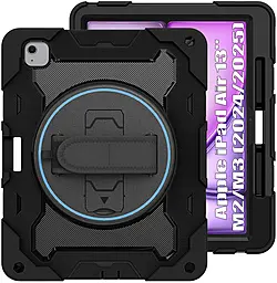 Бронированный чехол Becover Horizontal Handle для Apple iPad Air 13" M2, M3 (2024, 2025) Black (712911) - фото Бронированный чехол Becover Horizontal Handle для Apple iPad Air 13" M2, M3 (2024, 2025) Black (712911)