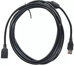 Кабель (шлейф) EasyLife AM-AF USB 2.0 1.5м феррит чёрный - фото Кабель (шлейф) EasyLife AM-AF USB 2.0 1.5м феррит чёрный