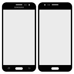 Корпусное стекло дисплея Samsung Galaxy J3 J320H 2016 (с OCA пленкой) (original) Black - фото Корпусное стекло дисплея Samsung Galaxy J3 J320H 2016 (с OCA пленкой) (original) Black
