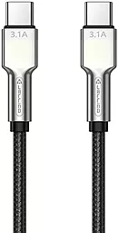 Кабель Jellico B8 USB Type-C - Type-C 66w 3.1a 1м PD cable Black - фото Кабель Jellico B8 USB Type-C - Type-C 66w 3.1a 1м PD cable Black