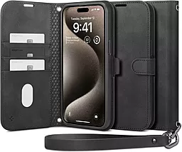 Чохол Spigen Wallet S Pro для Apple iPhone 15 Pro Max Black (ACS06605)