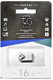 Флешка T&G 16GB 106 Metal Series Silver (TG106-16G)
