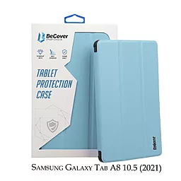 Чехол для планшета BeCover Smart Case для Samsung Galaxy Tab A8 10.5 (2021) Light Blue (707265) - фото Чехол для планшета BeCover Smart Case для Samsung Galaxy Tab A8 10.5 (2021) Light Blue (707265)
