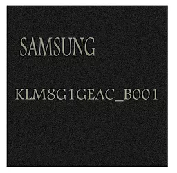 Микросхема флеш памяти Универсальний KLM8G1GEAC-B001 для Samsung 8GB