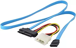 Кабель (шлейф) Value SATA to SAS 0.7м синий (S0130) - фото Кабель (шлейф) Value SATA to SAS 0.7м синий (S0130)