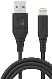 Кабель Promate USB-A - Lightning 12w 2.4a 2м cable Black - фото Кабель Promate USB-A - Lightning 12w 2.4a 2м cable Black