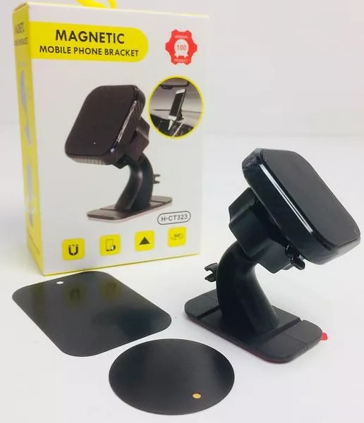 Автодержатель магнитный Magnetic CT323 Black - фото 2