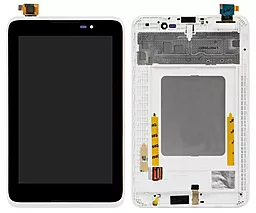 Дисплей для планшету Lenovo IdeaTab A3500 7 (A7-50) + Touchscreen with frame (original) White