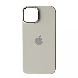 Чохол Epik Silicone Case Metal Frame для iPhone 13 Stone