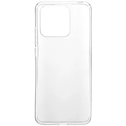 Чохол Silicone Case WS для Xiaomi Redmi 10C, Poco C40 Transparent
