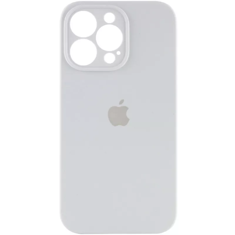 Чехол Silicone Case Full Camera для Apple iPhone 14 Pro White - фото 1
