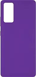 Чехол Epik Silicone Cover Full without Logo (A) Samsung G780 Galaxy S20 FE Purple