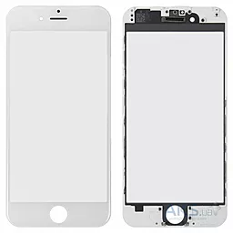 Корпусне скло дисплея Apple iPhone 6 з рамкою білий - фото Корпусне скло дисплея Apple iPhone 6 з рамкою білий