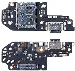 Нижняя плата Xiaomi Poco X4 GT / Redmi Note 11T Pro / Redmi Note 11T Pro Plus, с разъемом зарядки, Sim-карты, микрофоном Original