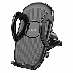 Держатель для мобильного HOCO H8 General car holder(air outlet) Black - фото Держатель для мобильного HOCO H8 General car holder(air outlet) Black