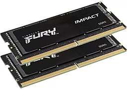 Оперативная память для ноутбука Kingston Fury 64 GB (2x32GB) SO-DIMM DDR5 4800 MHz FURY Impact (KF548S38IBK2-64) - миниатюра 2